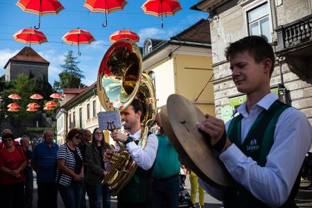 S soncem obsijan drugi festivalski dan 50. Dnevov narodnih noš in oblačilne dediščine v Kamniku (9)